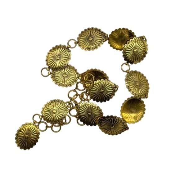 Gold Concha Belt Adjustable - Picture 4 of 5